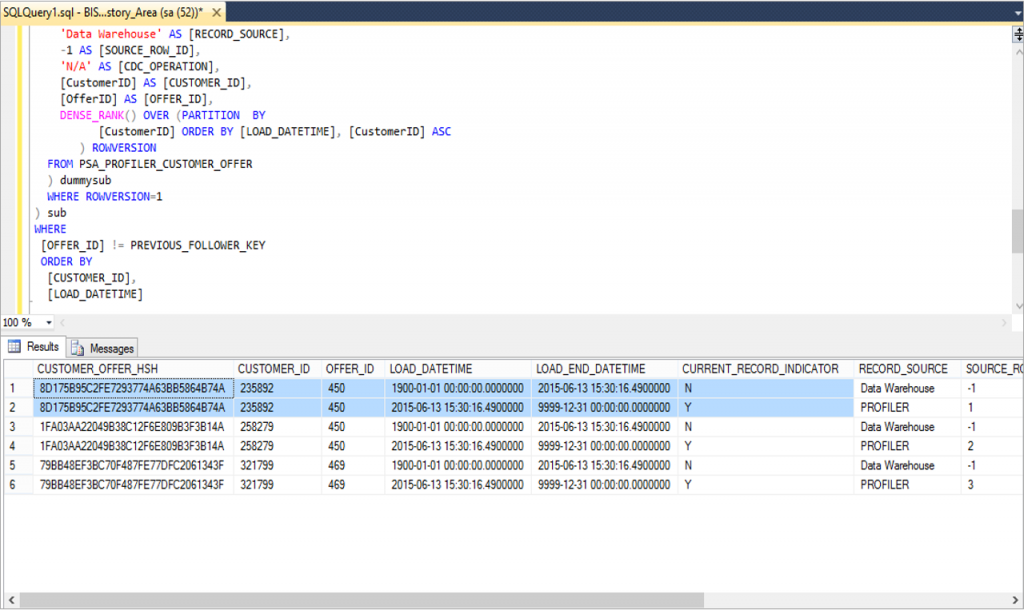 NoETL - Data Vault Link Satellite tables (part 2) - Roelant Vos