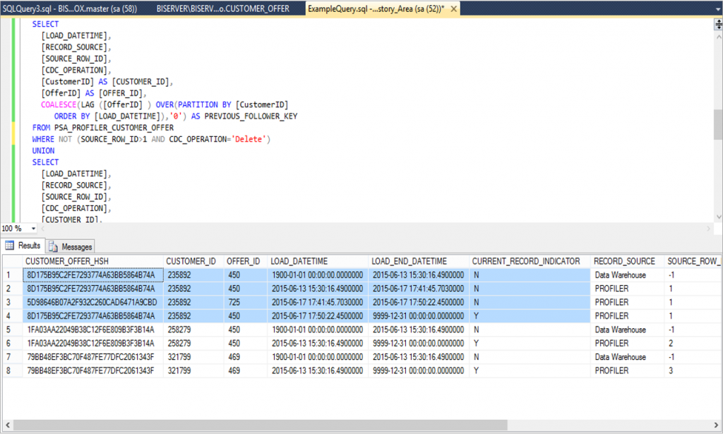 NoETL – Data Vault Link Satellite tables (part 2) – Roelant Vos