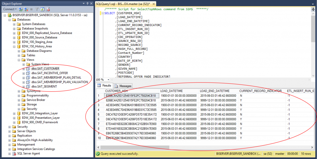 Generating Virtual Satellites output