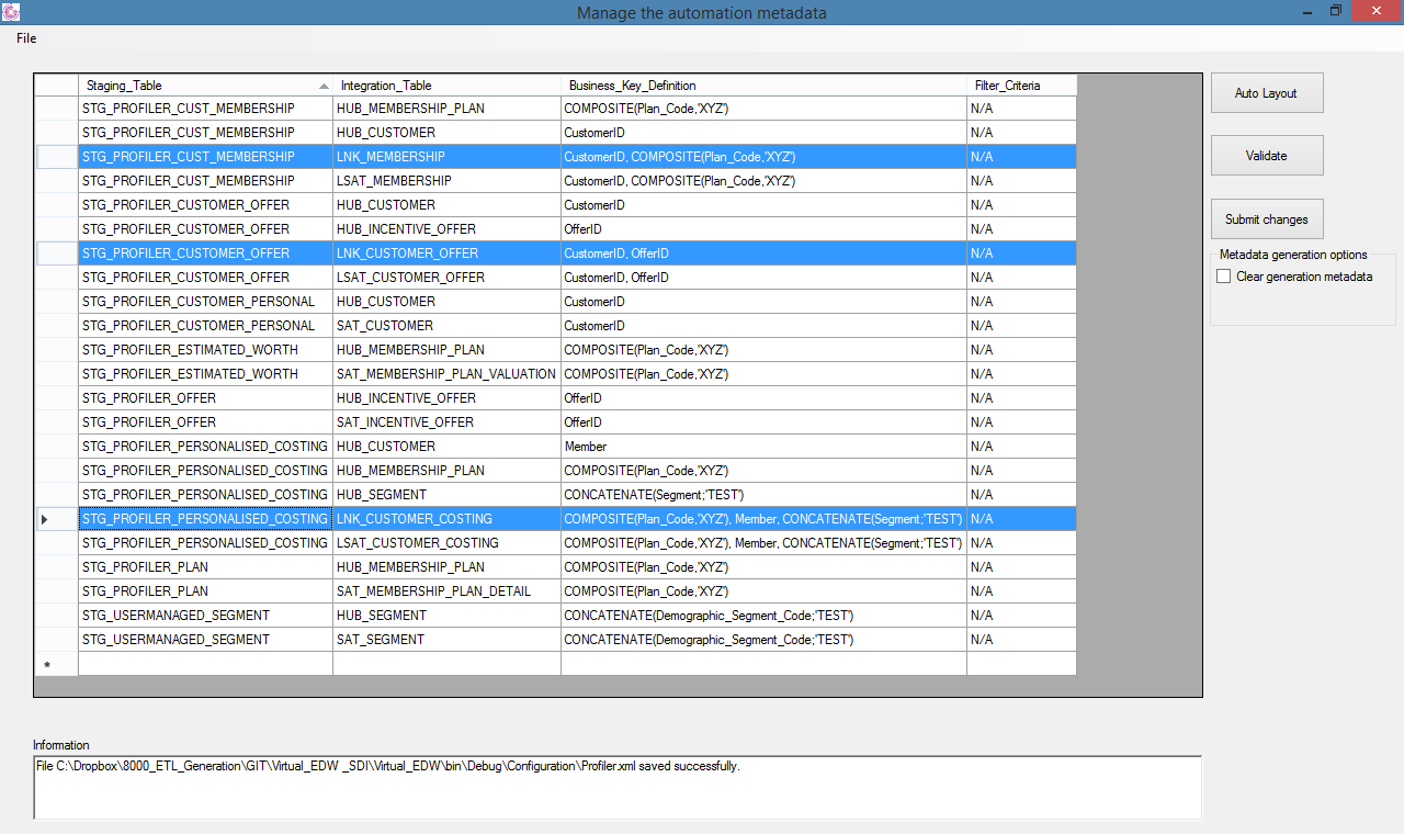 NoETL - Data Vault Link tables - Roelant Vos